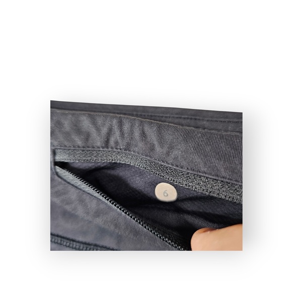 Lululemon Pace Rival Crop Leggings in Black Geometric Print - Picture 7 of 7